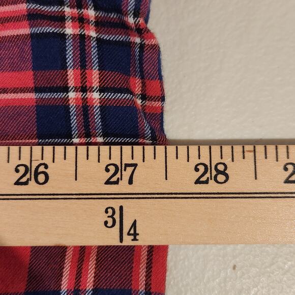 Brooks Brothers Mens Red Original Polo Shirt Plaid Button Up Size XXL Western - Picture 6 of 9